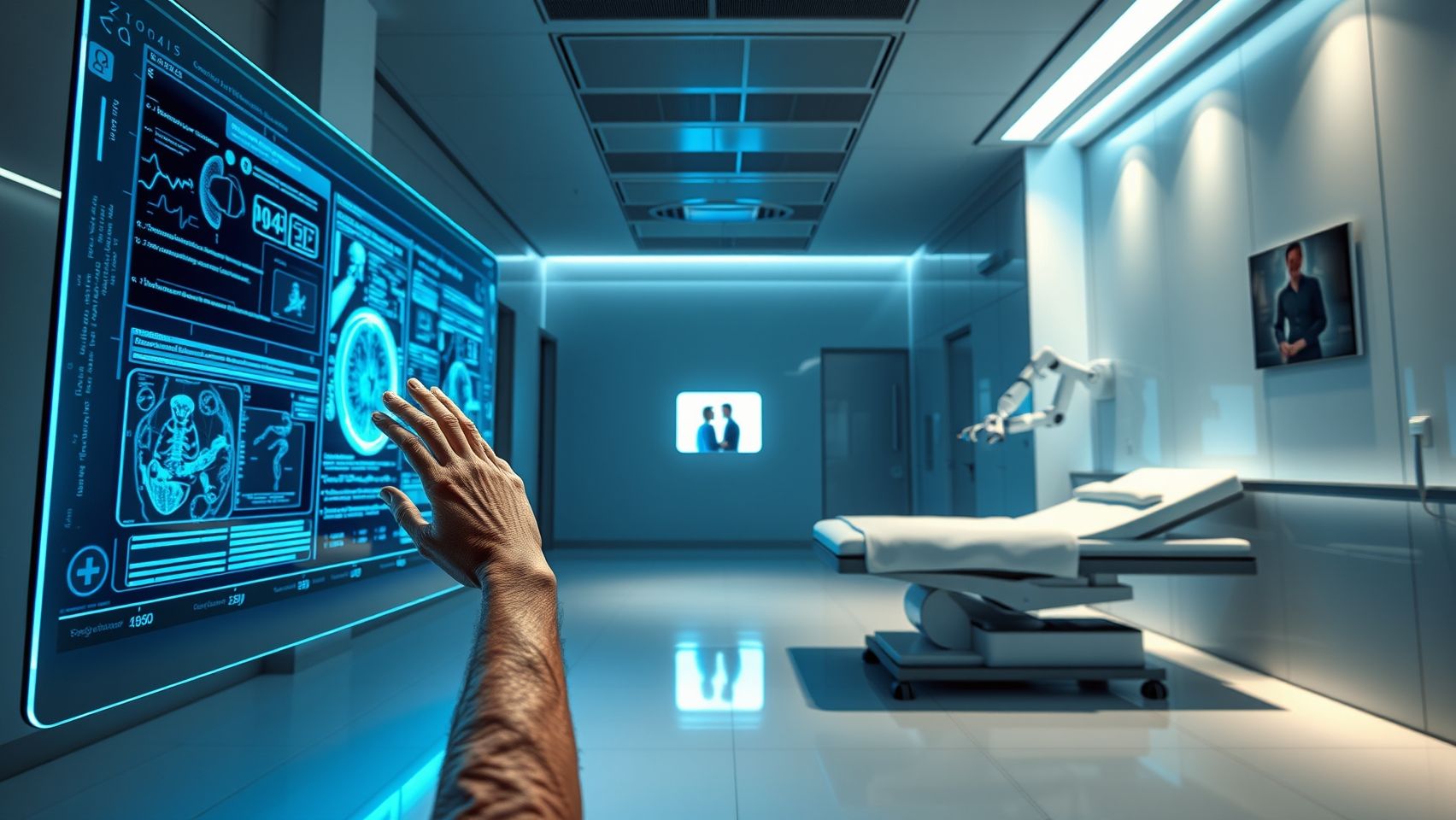 Twee mensen met elkaar in verbinding, symboliserend menselijke interactie in een technologische context.